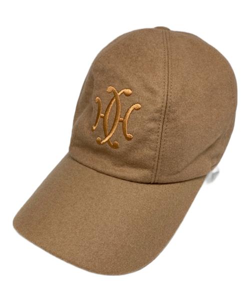 HERMES（エルメス）HERMES (エルメス) セレナ・リフトキャップ/カシミヤロゴキャップ ベージュ サイズ:57の古着・服飾アイテム