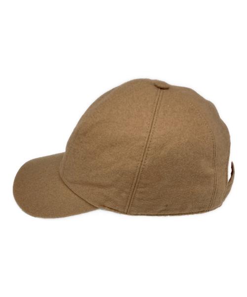 HERMES（エルメス）HERMES (エルメス) セレナ・リフトキャップ/カシミヤロゴキャップ ベージュ サイズ:57の古着・服飾アイテム