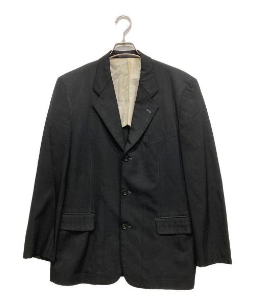COMME des GARCONS HOMME（コムデギャルソン オム）COMME des GARCONS HOMME (コムデギャルソン オム) 90's 3Bウールテーラードジャケット ブラック サイズ:Mの古着・服飾アイテム