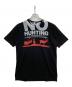 COMME des GARCONS JUNYA WATANABE MAN（コム デ ギャルソン ジュンヤ ワタナベ マン）の古着「NO HUNTING グラフィックプリントTシャツ」｜ブラック