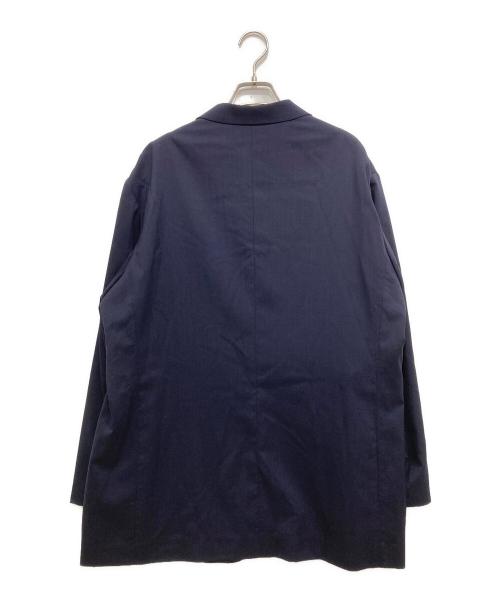Y's for men（ワイズフォーメン）Y's for men (ワイズフォーメン) フラワーカットワークウールテーラードジャケット ネイビー サイズ:Sの古着・服飾アイテム