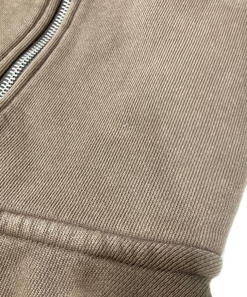 entire studios（エンタイアスタジオ）ENTIRE STUDIOS (エンタイアスタジオ) CROPPED FULL ZIP ブラウン サイズ:XXSの古着・服飾アイテム