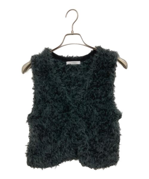TORRAZZO DONNA（トラッゾドンナ）TORRAZZO DONNA (トラッゾドンナ) ファンシーヤーンニットビスチェ グレー サイズ:Fの古着・服飾アイテム