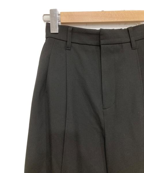 DRESSLAVE（ドレスレイブ）DRESSLAVE (ドレスレイブ) 2タックワイドスラックス/back brush 2tuck trousers ブラック サイズ:36の古着・服飾アイテム
