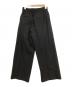 DRESSLAVE (ドレスレイブ) 2タックワイドスラックス/back brush 2tuck trousers ブラック サイズ:36：7000円