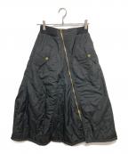 Risley×B'2ndリズレー×ビーセカンド）の古着「別注アシメリバーシブルスカート」｜カーキ