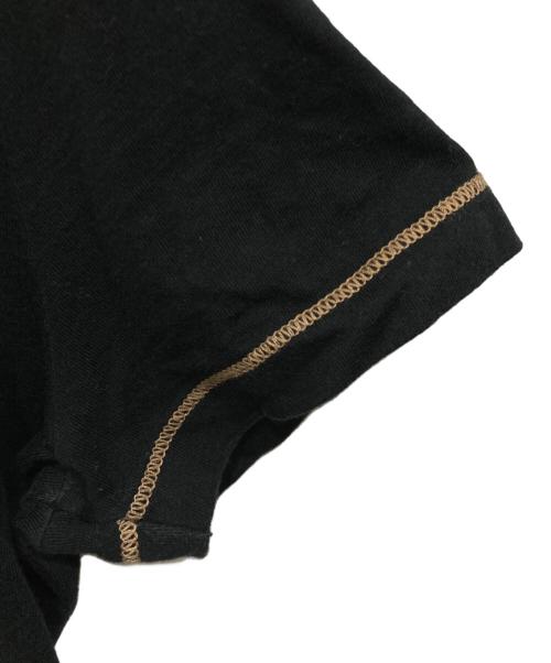 FENDI JEANS（フェンディ ジーンズ）FENDI JEANS (フェンディ ジーンズ) ロゴTシャツ ブラック サイズ:40の古着・服飾アイテム