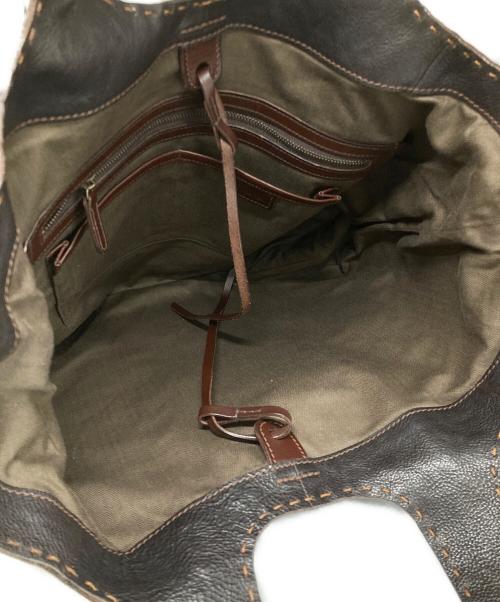 genten（ゲンテン）genten (ゲンテン) ユーフラテスドゥエ2wayショルダーバッグ ブラウンの古着・服飾アイテム