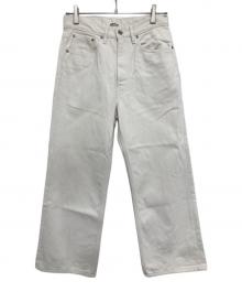 AURALEE（オーラリー）の古着「HARD TWIST DENIM 5P PANTS」｜ホワイト