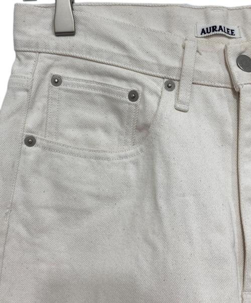 AURALEE（オーラリー）AURALEE (オーラリー) HARD TWIST DENIM 5P PANTS ホワイト サイズ:28の古着・服飾アイテム