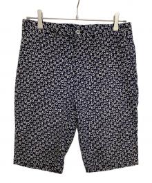 COMME des GARCONS HOMME（コムデギャルソン オム）の古着「フラワープリントハーフパンツ」｜ネイビー