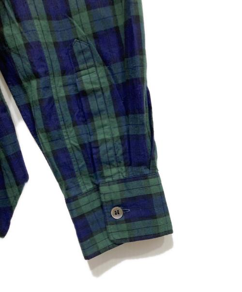 COMME des GARCONS HOMME PLUS（コムデギャルソンオムプリュス）COMME des GARCONS HOMME PLUS (コムデギャルソンオムプリュス) パッチワークチェックシャツ マルチカラー サイズ:XSの古着・服飾アイテム