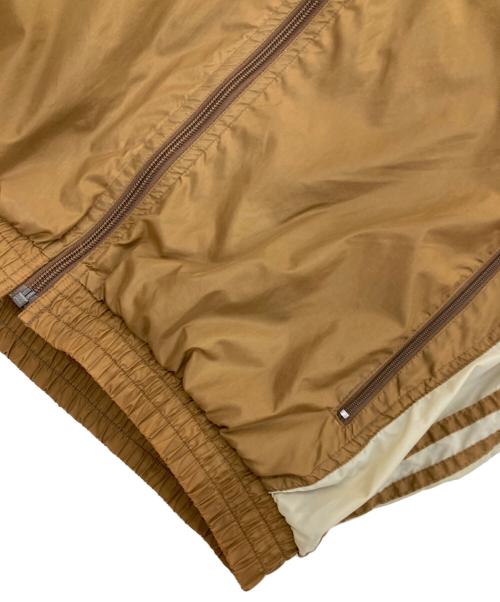 adidas（アディダス）adidas (アディダス) ナイロントラックジャケット ブラウン サイズ:Mの古着・服飾アイテム