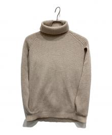 BRUNELLO CUCINELLI（ブルネロクチネリ）の古着「タートルネックカシミヤニットベスト」｜ベージュ