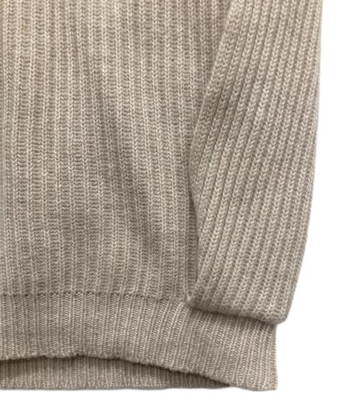BRUNELLO CUCINELLI（ブルネロクチネリ）BRUNELLO CUCINELLI (ブルネロクチネリ) タートルネックカシミヤニットベスト ベージュ サイズ:Mの古着・服飾アイテム