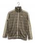 adidas（アディダス）の古着「千鳥柄トラックジャケット」｜ブラック×ベージュ
