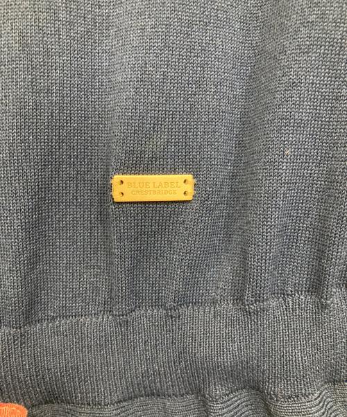BLUE LABEL CRESTBRIDGE（ブルーレーベルクレストブリッジ）BLUE LABEL CRESTBRIDGE (ブルーレーベルクレストブリッジ) ニットワンピース ネイビー サイズ:38の古着・服飾アイテム