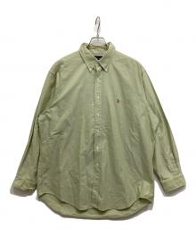 RALPH LAUREN（ラルフローレン）の古着「ボタンダウンシャツ」｜グリーン