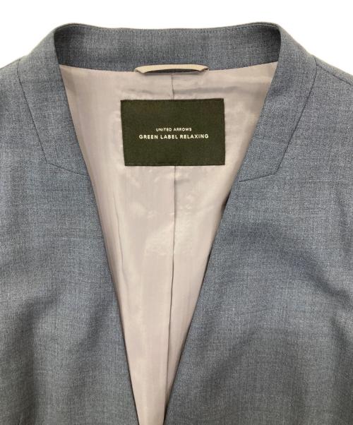 green label relaxing（グリーンレーベルリラクシング）green label relaxing (グリーンレーベルリラクシング) カチリラセットアップ ブルー サイズ:40の古着・服飾アイテム