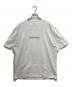Calvin Klein（カルバンクライン）の古着「スタンダードロゴ リラックス クルーネックTシャツ」｜ホワイト