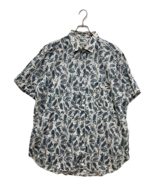 ETRO（エトロ）ETRO (エトロ) ペイズリー柄半袖シャツ ブルー サイズ:XLの古着・服飾アイテム