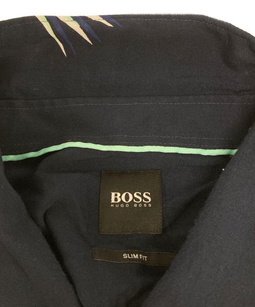 HUGO BOSS（ヒューゴ ボス）HUGO BOSS (ヒューゴ ボス) 半袖シャツ ネイビー サイズ:XXLの古着・服飾アイテム