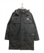adidasアディダス）の古着「PRSVE ツイル ロングコート」｜ブラック