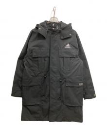 adidas（アディダス）の古着「PRSVE ツイル ロングコート」｜ブラック