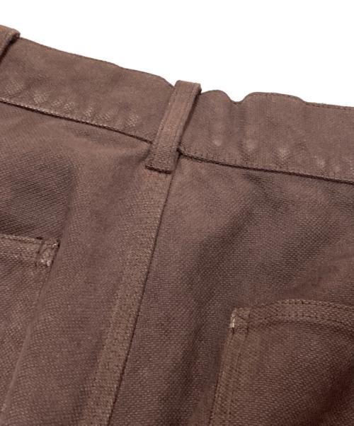 SKY HIGH FARM WORKWEAR（スカイハイファームワークウェア）Sky High Farm Workwear (スカイハイファームワークウェア) Flannel Lined Canvas Double Knee Pants ブラウン サイズ:Mの古着・服飾アイテム