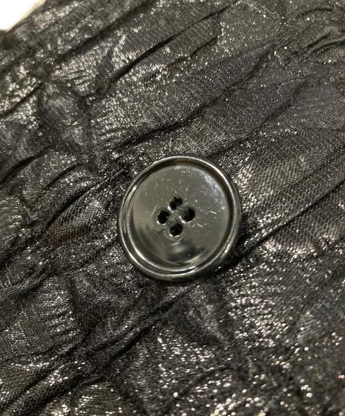 DOLCE & GABBANA（ドルチェ＆ガッバーナ）DOLCE & GABBANA (ドルチェ＆ガッバーナ) エンボスジャガードコート ブラック サイズ:36の古着・服飾アイテム