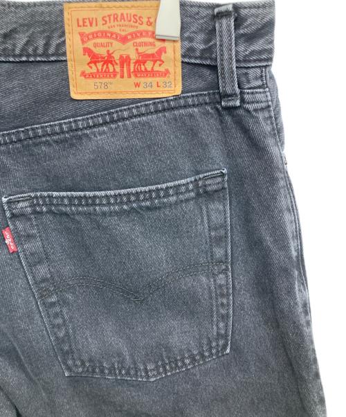LEVI'S（リーバイス）LEVI'S (リーバイス) 578™ バギージーンズ ブラック サイズ:W34の古着・服飾アイテム