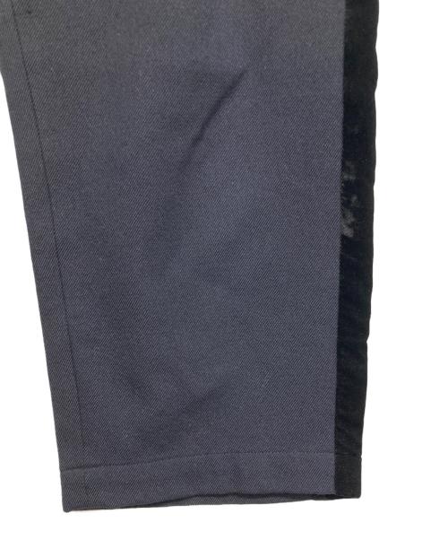 tricot COMME des GARCONS（トリココムデギャルソン）tricot COMME des GARCONS (トリココムデギャルソン) 00’sサイドラインクロップドパンツ ネイビー サイズ:Mの古着・服飾アイテム