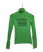 RAF SIMONSラフシモンズ）の古着「print sous pull disorder」｜黄緑
