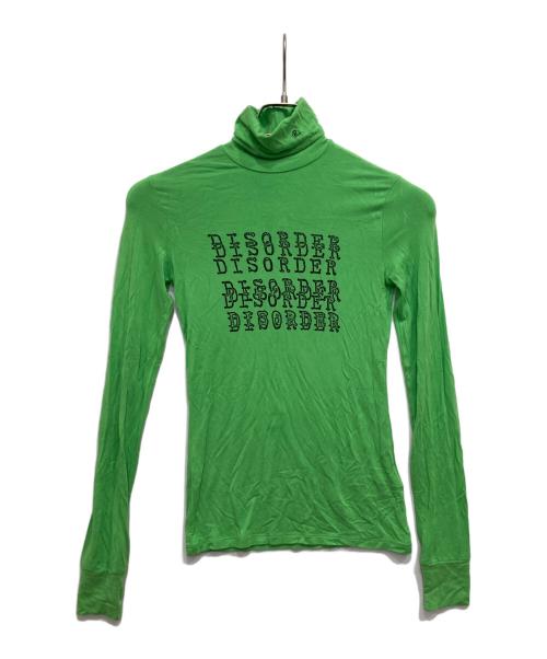 RAF SIMONS（ラフシモンズ）RAF SIMONS (ラフシモンズ) print sous pull disorder 黄緑 サイズ:XSの古着・服飾アイテム