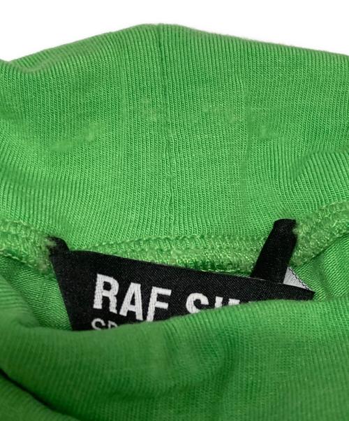 RAF SIMONS（ラフシモンズ）RAF SIMONS (ラフシモンズ) print sous pull disorder 黄緑 サイズ:XSの古着・服飾アイテム