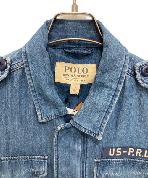 Denim & Supply Ralph Lauren（デニム＆サプライ ラルフローレン）DENIM & SUPPLY RALPH LAUREN (デニム＆サプライ ラルフローレン) M-65フィールドジャケット ブルー サイズ:US S 未使用品の古着・服飾アイテム