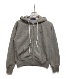 POLO RALPH LAUREN（ポロ・ラルフローレン）の古着「裏起毛ジップパーカー」｜グレー
