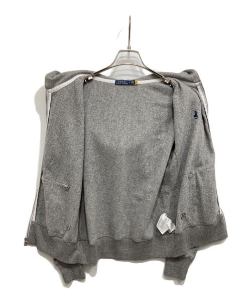 POLO RALPH LAUREN（ポロ・ラルフローレン）POLO RALPH LAUREN (ポロ・ラルフローレン) 裏起毛ジップパーカー グレー サイズ:Sの古着・服飾アイテム