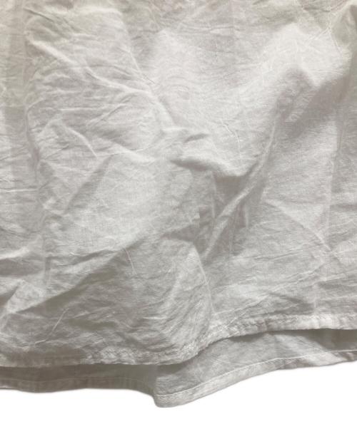 BEARDSLEY（ビアズリー）BEARDSLEY (ビアズリー) 配色ステッチカディシャツ ホワイト サイズ:FREEの古着・服飾アイテム