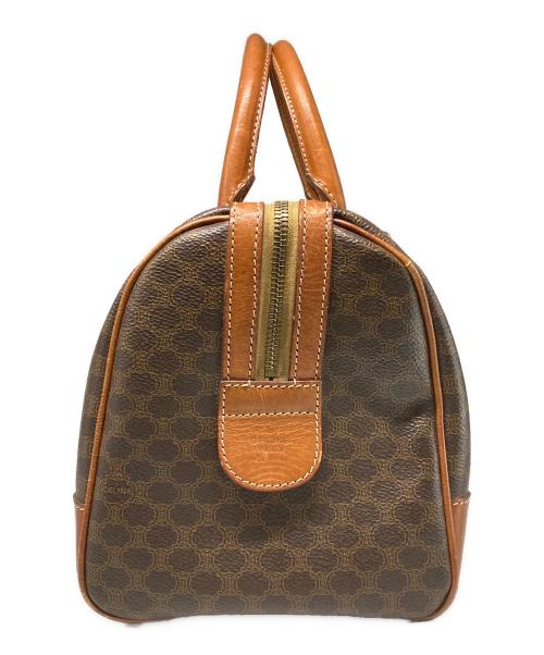 CELINE（セリーヌ）CELINE (セリーヌ) マカダム柄ボストンバッグ ブラウンの古着・服飾アイテム