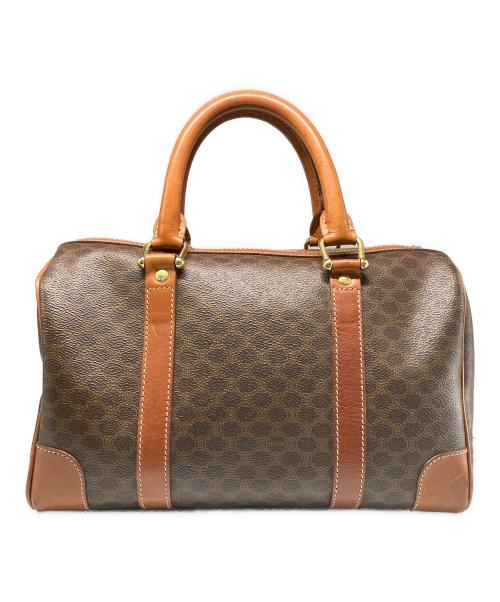 CELINE（セリーヌ）CELINE (セリーヌ) マカダム柄ボストンバッグ ブラウンの古着・服飾アイテム