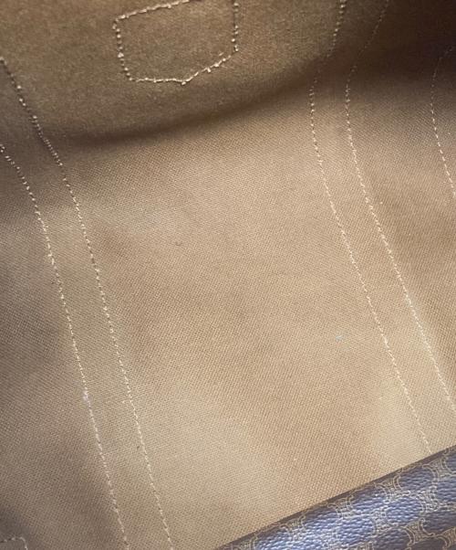 CELINE（セリーヌ）CELINE (セリーヌ) マカダム柄ボストンバッグ ブラウンの古着・服飾アイテム