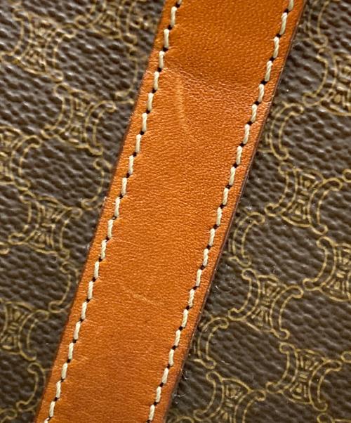 CELINE（セリーヌ）CELINE (セリーヌ) マカダム柄ボストンバッグ ブラウンの古着・服飾アイテム