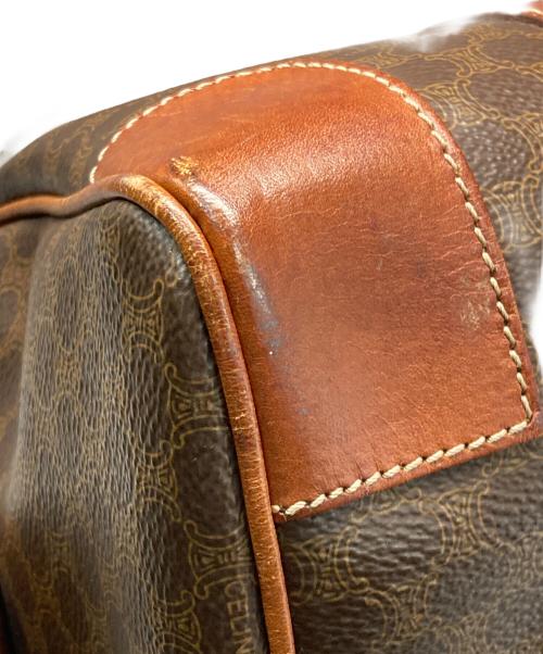 CELINE（セリーヌ）CELINE (セリーヌ) マカダム柄ボストンバッグ ブラウンの古着・服飾アイテム