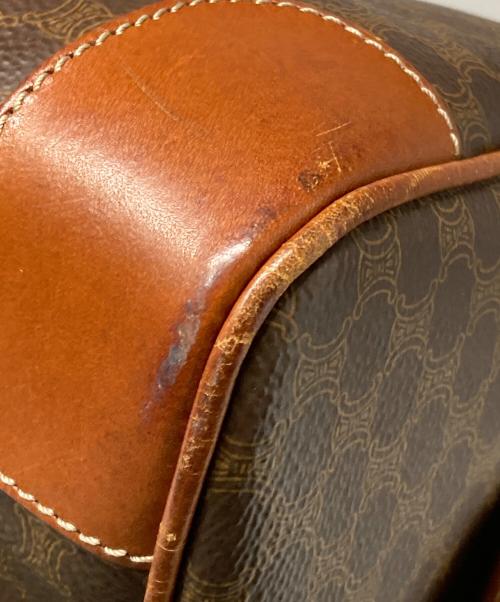 CELINE（セリーヌ）CELINE (セリーヌ) マカダム柄ボストンバッグ ブラウンの古着・服飾アイテム