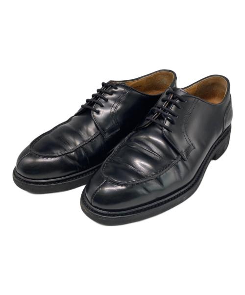 berwick（バーウィック）berwick (バーウィック) バーウィックサドルカーフUチップシューズ ブラック サイズ:SIZE6の古着・服飾アイテム