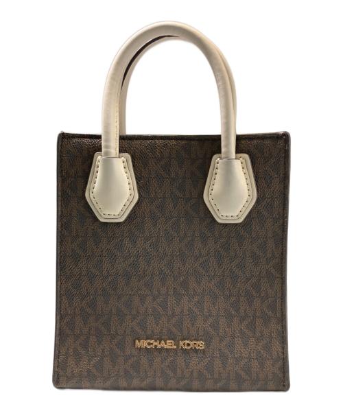 MICHAEL KORS（マイケルコース）MICHAEL KORS (マイケルコース) ハンドバッグ ブラウンの古着・服飾アイテム