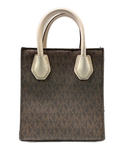 MICHAEL KORS（マイケルコース）MICHAEL KORS (マイケルコース) ハンドバッグ ブラウンの古着・服飾アイテム