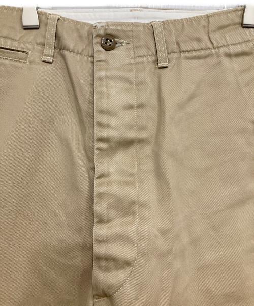 orSlow（オアスロウ）orSlow (オアスロウ) VINTAGE FIT ARMY TROUSERS/チノパン ベージュ サイズ:Lの古着・服飾アイテム