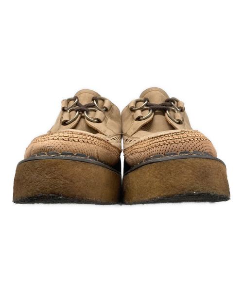 GEORGE COX（ジョージコックス）GEORGE COX (ジョージコックス) 3588ギブソン/ウイングチップラバーソールシューズ ベージュ サイズ:SIZE5の古着・服飾アイテム